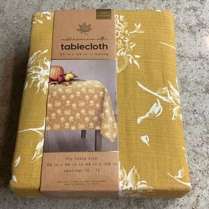 NWT from the hearth 60 x 120 Fall Table Cloth